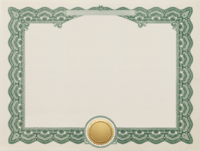 Рамка для свидетельства