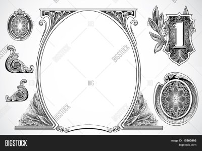 Доллар узор