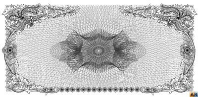 Гильош сетка в векторе