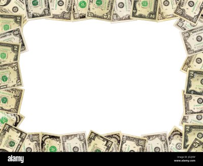 Рамка из денег