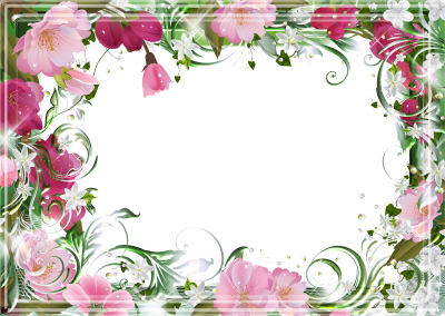 Красивая Цветочная рамка