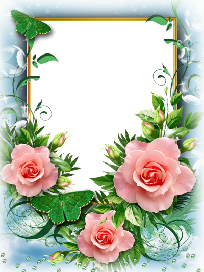 Рамка цветы