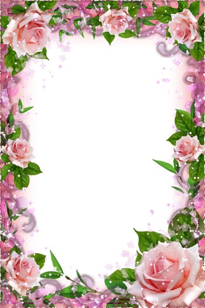 Рамка с цветами