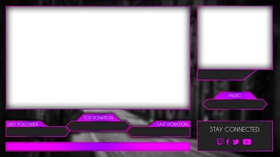 Оверлей для стрима Твич