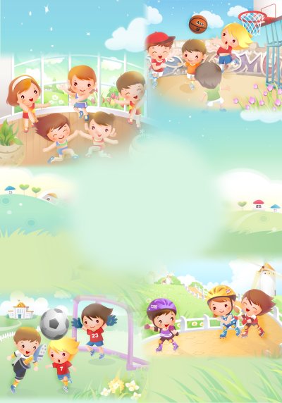 Спортивный фон для детей