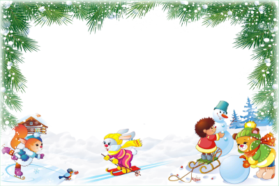 Новогодние рамочки для детей