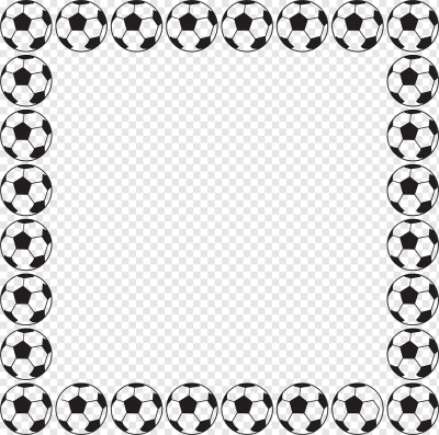 Рамка спортивная черно-белая