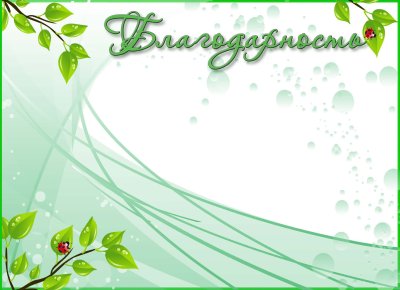 Рамка для благодарственного письма