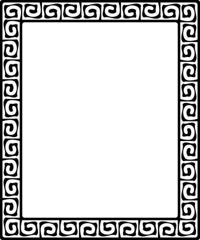 Рамка в греческом стиле