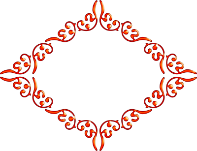 Рамка орнамент казахский