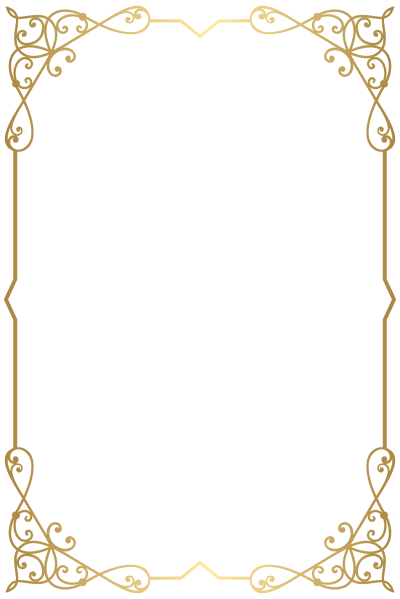 Рамка золото