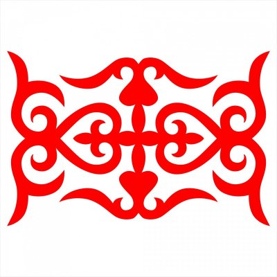 Трилистник - орнамент казахский