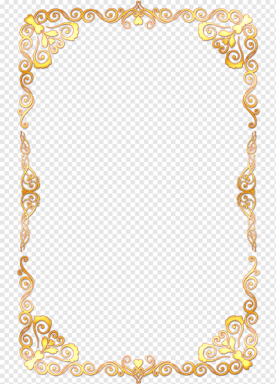 Рамка золото