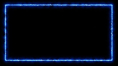 Неоновая рамка прямоугольная