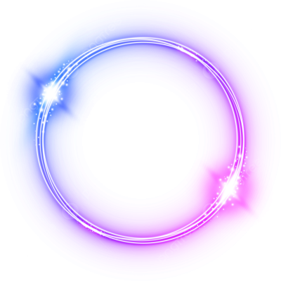 Синяя светящаяся рамка