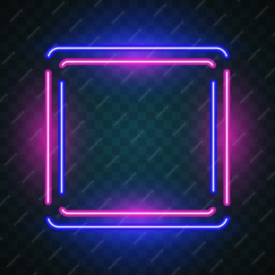 Неоновая рамка