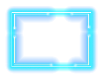 Неоновая прозрачная рамка