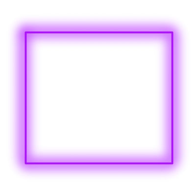 Неоновая рамка прямоугольная