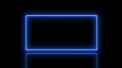 Неоновый прямоугольник
