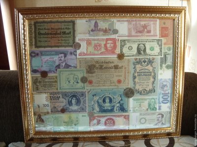 Рамка с деньгами в подарок