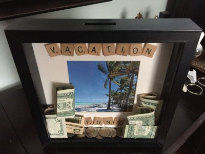 Подарок под стеклом в рамке