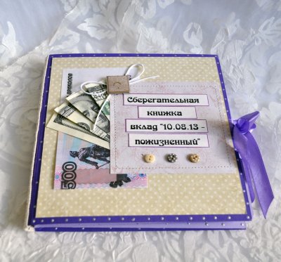 Денежный подарок на день рождения
