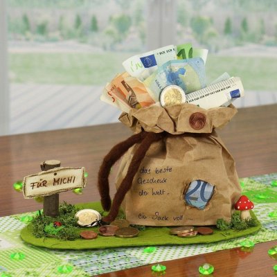 Оригинальный денежный подарок