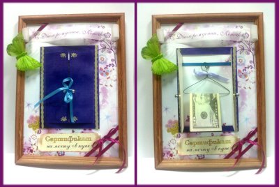 Оригинальные подарки в рамочках
