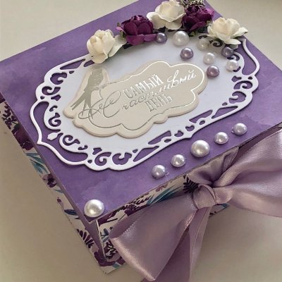 Свадебная коробка для подарков