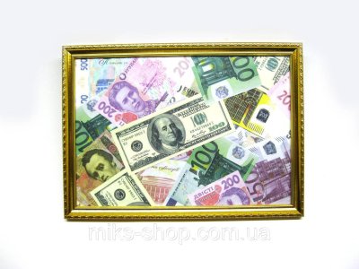 Картины из денежных купюр