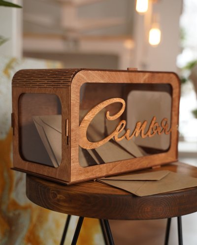 Свадебная коробочка для денег