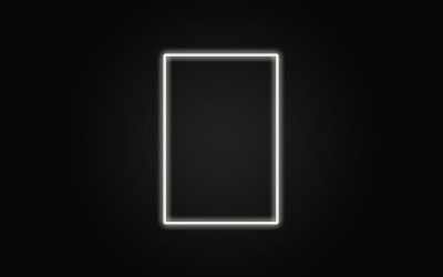 Белый квадрат с черной рамкой