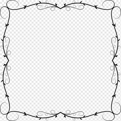 Рамка черно белая