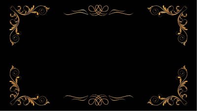 Орнамент на черном фоне