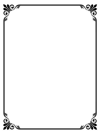 Рамка черно белая