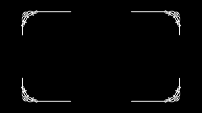Рамка для титров в немом фильме