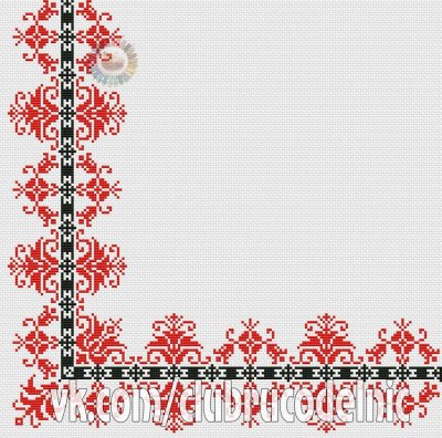 Удмуртский орнамент рамка