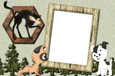 Рамки детские с животными