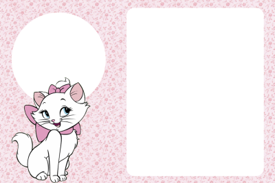 Рамка в стиле кошки