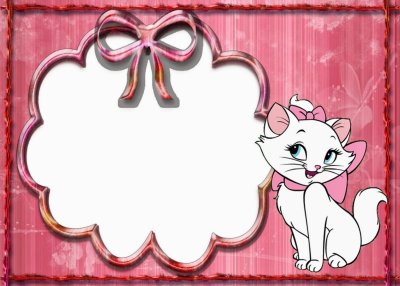 Приглашение кошечка