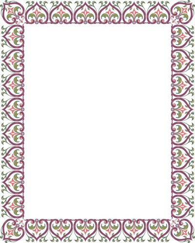 Рамка в народном стиле