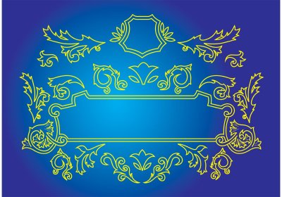 Рамка орнамент казахский