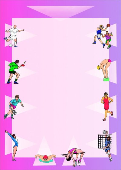 Фон спортивная тематика