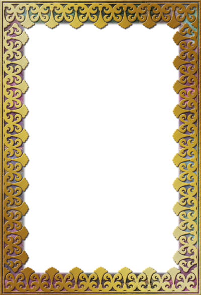 Рамка орнамент казахский