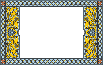Рамка в народном стиле