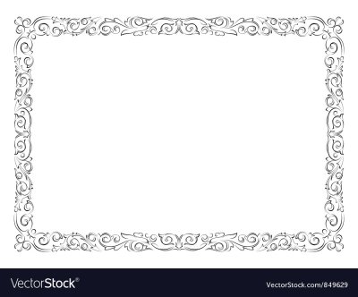 Ажурная рамка