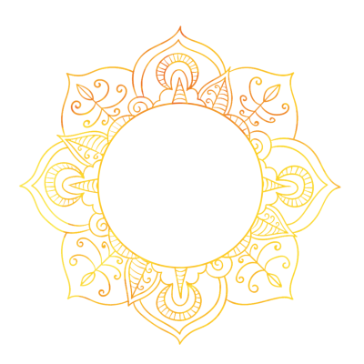 Восточный орнамент на прозрачном фоне