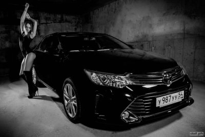 Камри 55 кузов черная