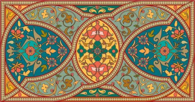 Азербайджанский национальный орнамент Бута