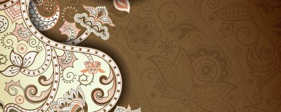 Коричневый узор